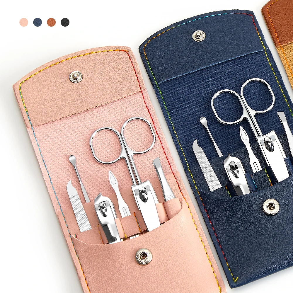 7 шт. ножницы кусачки для ногтей набор плоскогубцы омертвевшей кожи нож педикюра