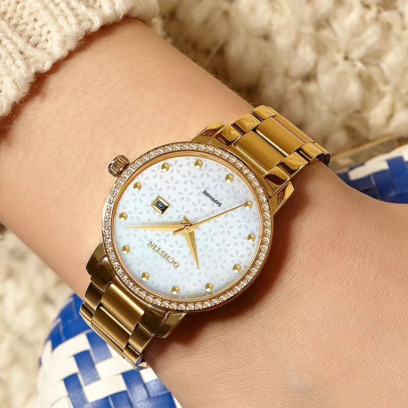 OCHSTIN Japan Quartz Women Watch Luxury Sapphire Crystal Diamond Waterproof Watch for Girls Gift Dropshipping Relogio Feminino
