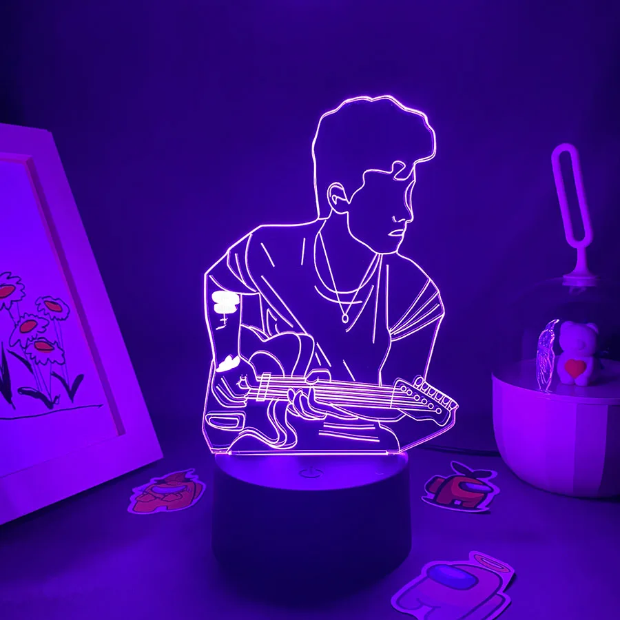 

3D Led illusion Night lights Creative Gift for Friend Neon Lava Lamp Bedroom Decoration Song Star Hot Selling Table Lamp Bedside