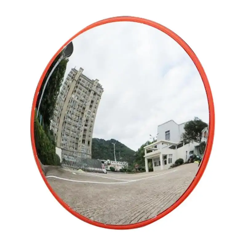 

Road Convex Mirror Round Safety Convex Mirror With 130 Degrees Wide Angles Store Security Fixing Bracket Mirror For Garages