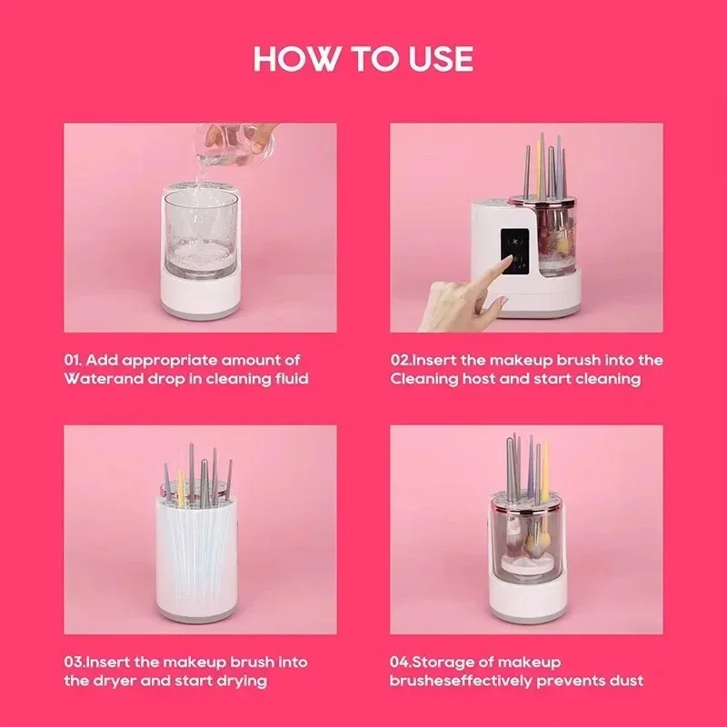 Automatic USB Electric Makeup Brush Cleaner