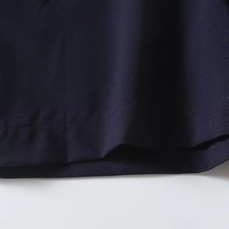 Maxdutti British Ladies Double Shorts Women Breasted High Waist Shorts Commuting Simple Elegant Casual Bermuda