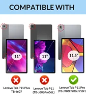 Screen Protector for Lenovo Tab P11 Pro 2020 11.5" TB-J706F TB-J716F Premium Tempered Glass 9H Hardness Anti-Scratch Bubble-Free 2