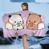 Ctue Bubu Dudu Microfiber Beach Towel Absorbent Quick dry Soft Yoga Swimming Resort Mountain Climbing Towel 3