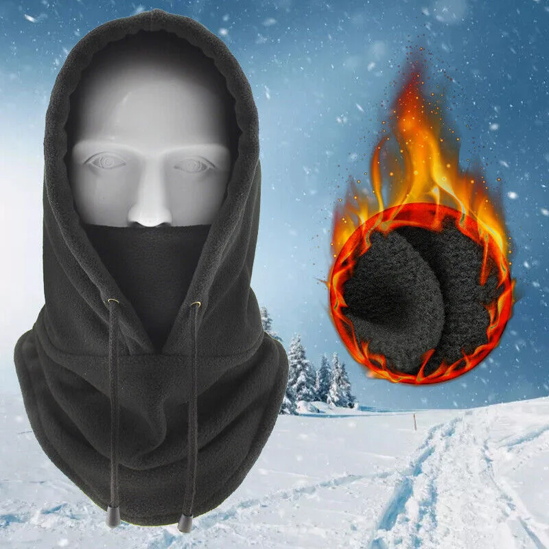 

Full Face Mask for Men Women Winter Outdoor Cycling Hunting Ski Thermal Fleece Windproof Warm Hat Camouflage Balaclava Scarf