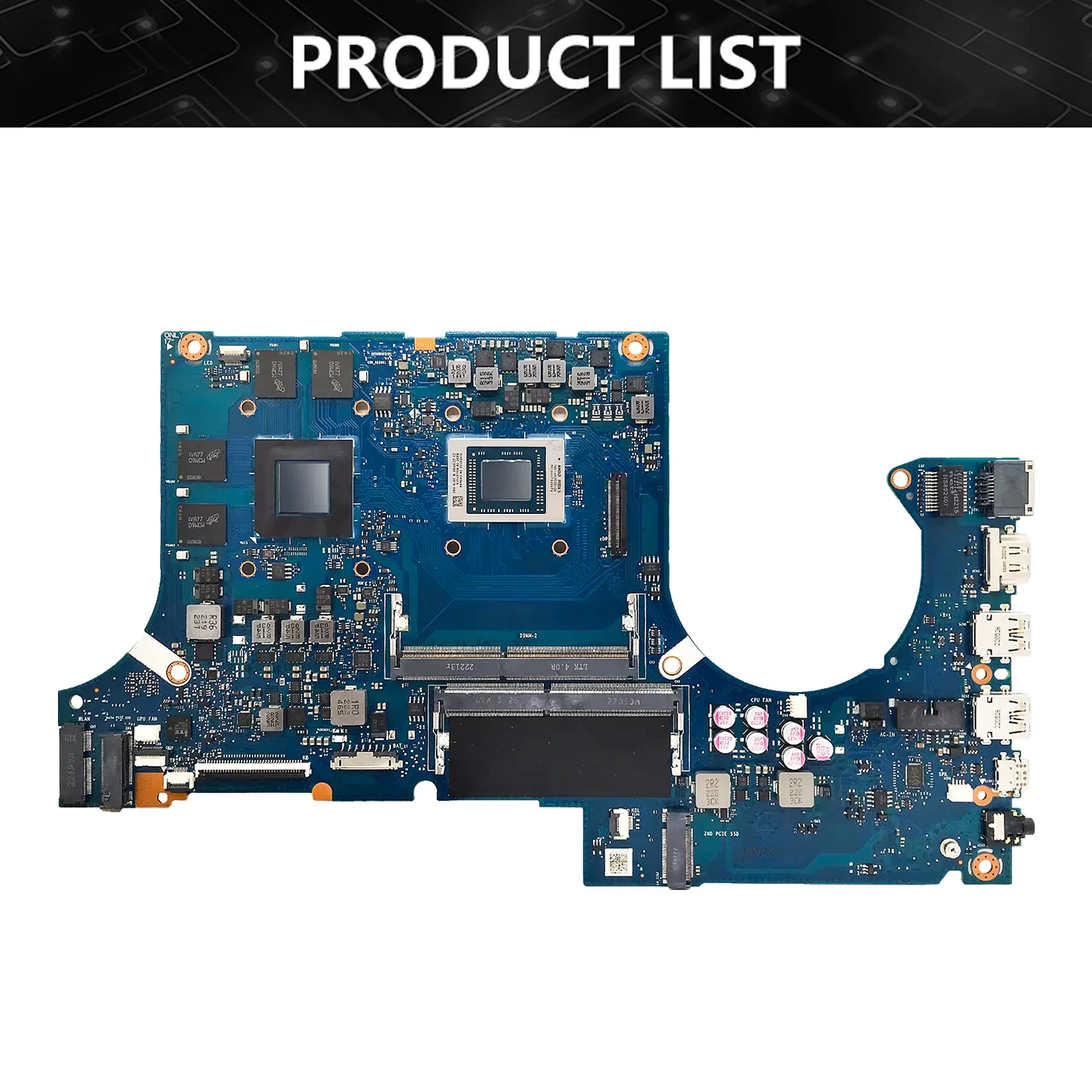 ASUS TUF 게이밍 A15 FA506IC FA706IC 노트북 마더보드용 CPU R5-4600H R7-4800H R9-4900H RTX3050-V4G