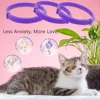 38/70cm Effective Safe Calming Collar for Cats Dog Adjustable Anxiety Reduction Pheromone Pet Collar Lasting Natural Calm Collar 2