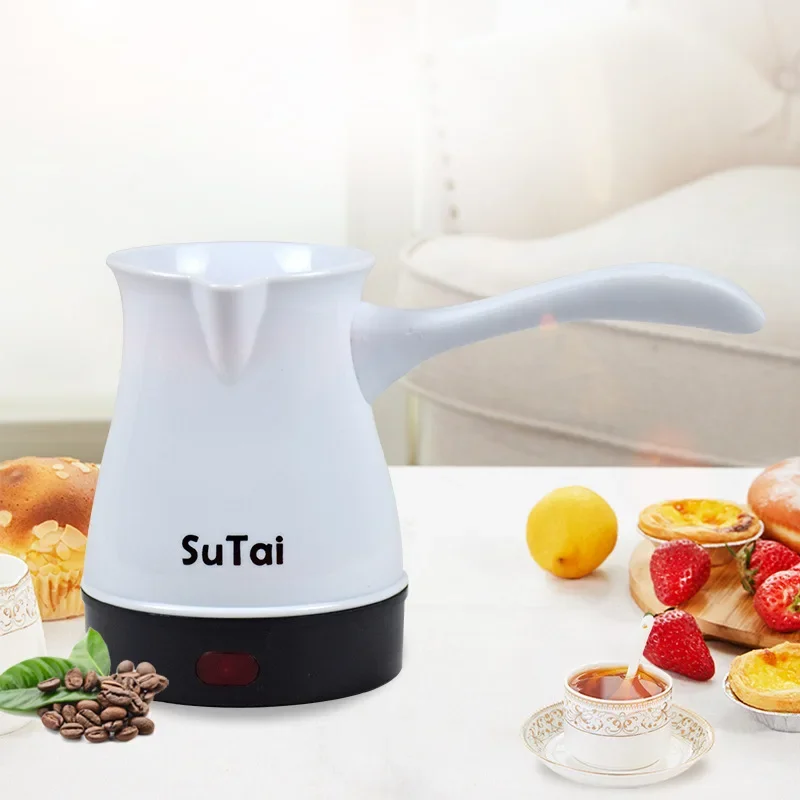 European-style electric Turkish coffee pot electric rice wine cooking stainless steel heating plate Italian mocha hot milk jug coffee maker