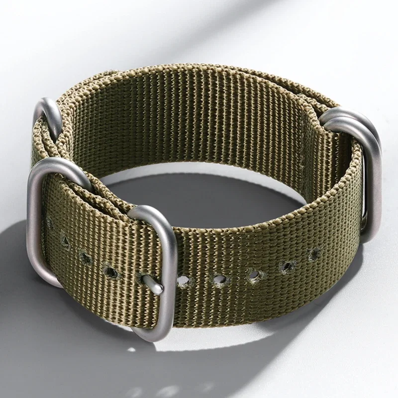 Premium Nylon Braided Watch Strap - Men's Universal Replacement Bracelet