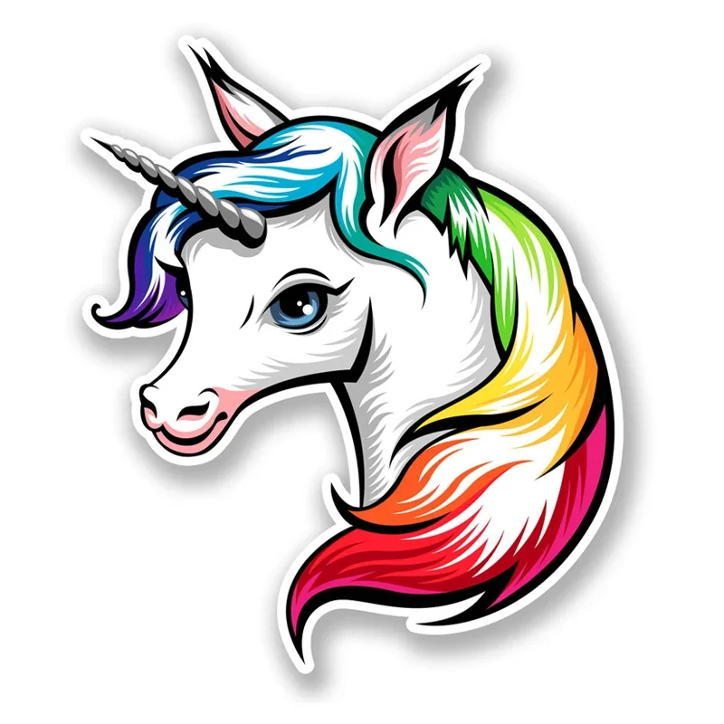 

Cute Cartoon Horse Modeling Personality CarMotorcycle Laptop Fashion Auto Window Bumper Waterproof Quality PVCDecals15cmx12cm