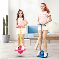 Outdoor Toys Bouncing Ball With Handle Pump Balance Platform Bouncy Jump Pogo Ball For Kids Playground Sports Competition Toy