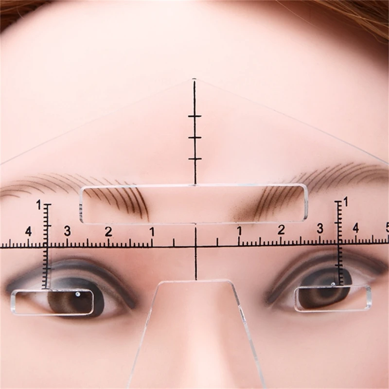 

Nose Positioning Eyebrow Grooming Ruler for Most Face Eyebrow Stamp & Shaping Kits for Girl Women Eyebrow Drop Shipping