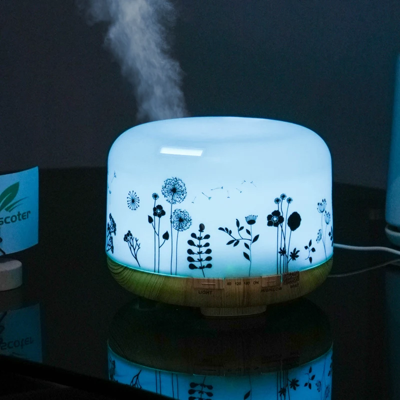 500ml Aromatherapy Essential Oil Aroma Diffuser Fragrance Air Humidifier for SPA Home Hotel