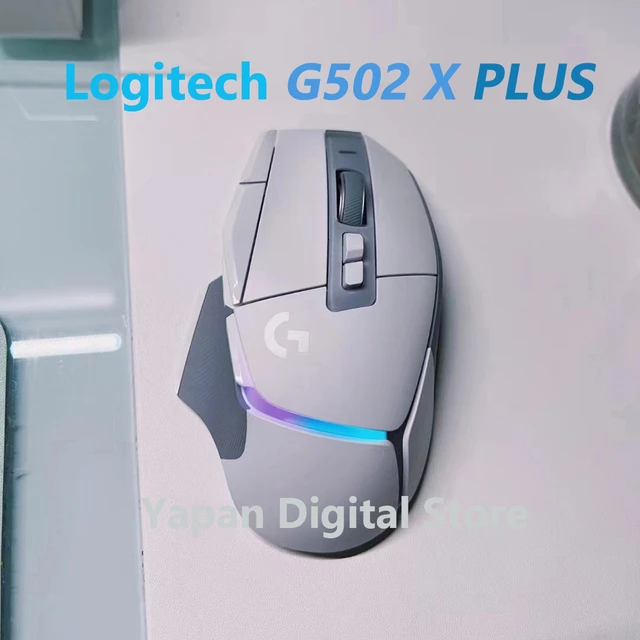 Logitech g502 x plus lights peed wireless rgb gaming maus-optische 