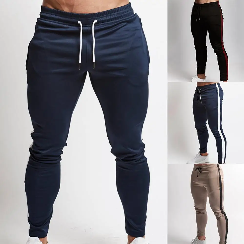 

Men's Sports Gym Slim Fit Fitness Jogging Pants Men's Casual Workout Pants Cotton Fashion Tight Sweatpants