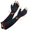 Long Copper Compression Arthritis Gloves for Women&Men,Medical Arm&Hand,for Carpal Tunnel,Lymphedema Fingerless Pressuse Gloves 1