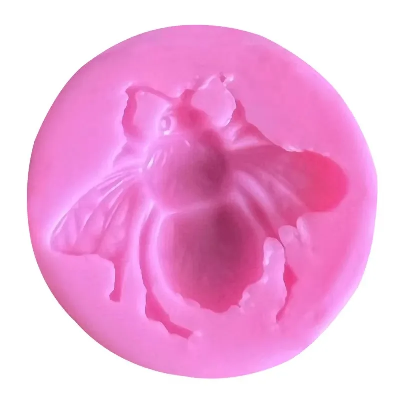 Bee Silicone Mold DIY Chocolate Fondant Mold Cream Cake Decoration Scented Soap Candle Making Soap Molds Resin Molds