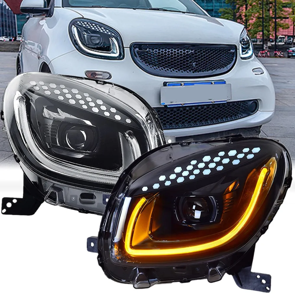 

Car Led Headlights For Benz Smart 453 Fortwo Forfour 2015-2019 Accessories Modified Headlight Assembly Front Lights Headlamp