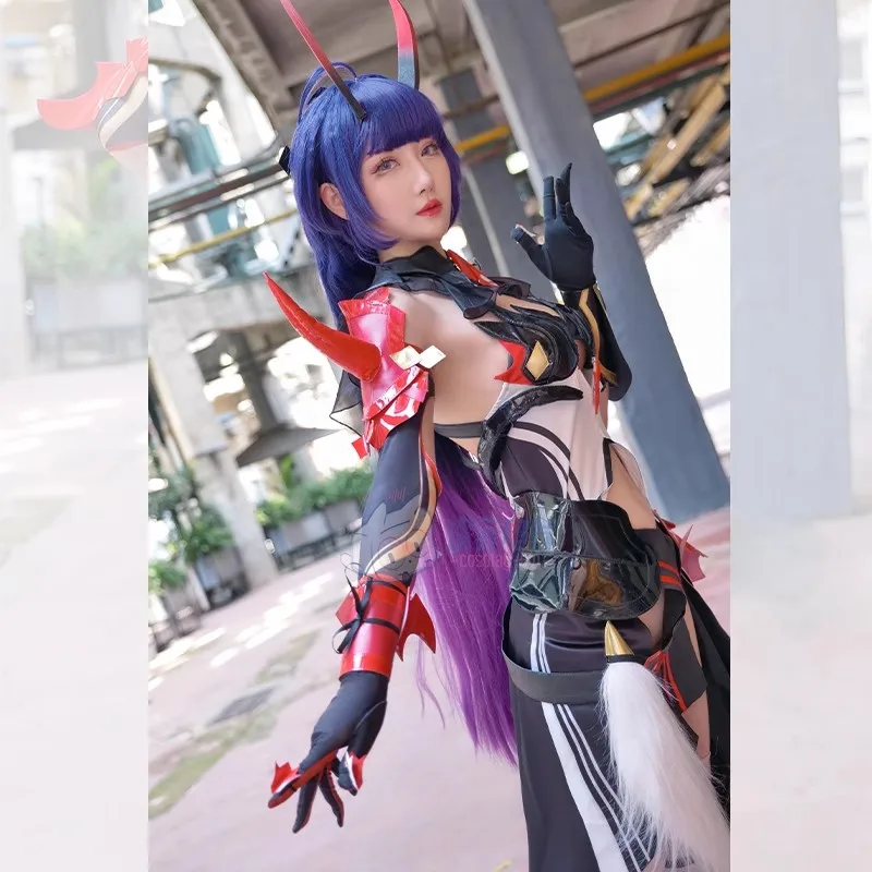 ライデンmeiコスプレコスチューム、ゲームハカイの影響3、甘い花輪の