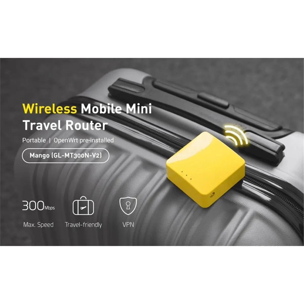 GL-MT300N-V2 망고 무선 미니 휴대용 VPN 여행용 라우터 모바일 핫스팟 포켓 와이파이 리피터 브리지 구매 가능