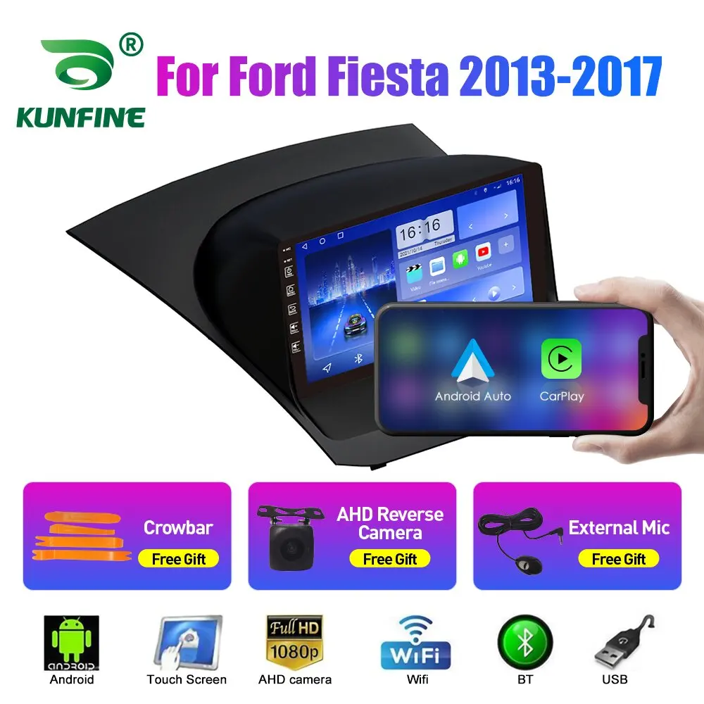 9 inch Android 10 Car Radio For Ford Fiesta 2009 2010 2011 2012 2013 2014  Autoradio DSP 4G 8 Core GPS Navigation Stereo No 2din