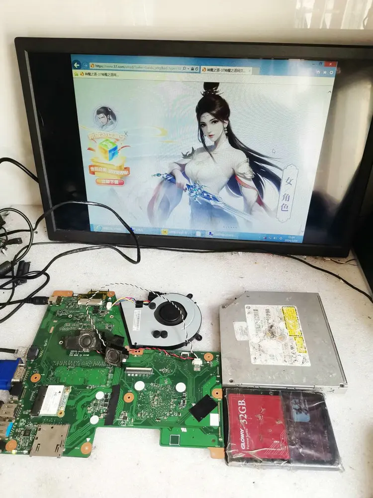 Mainboard Rev2.1 para Asus X451c F451 F451c X451ca Portátil Placa-mãe 1007u Cpu E89382 100 Testado Funcionando Bem X451ca - Imagem 3