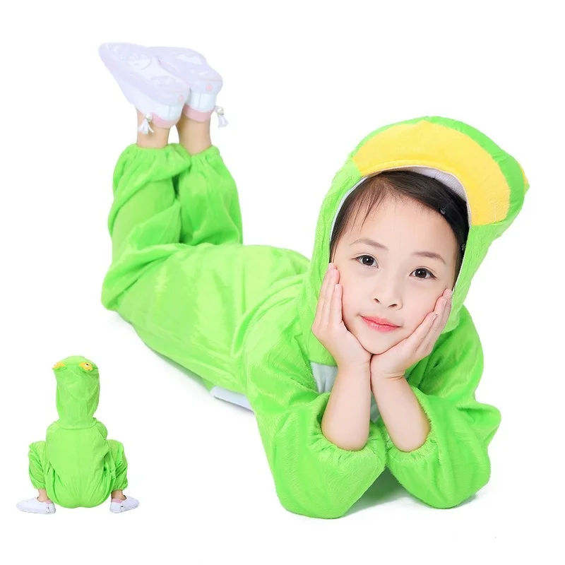 Cute Children Clothes Animal  Monkey Frog Dinosaur Elephant Decoration Props Party Supplies Cosplay  Halloween Costume