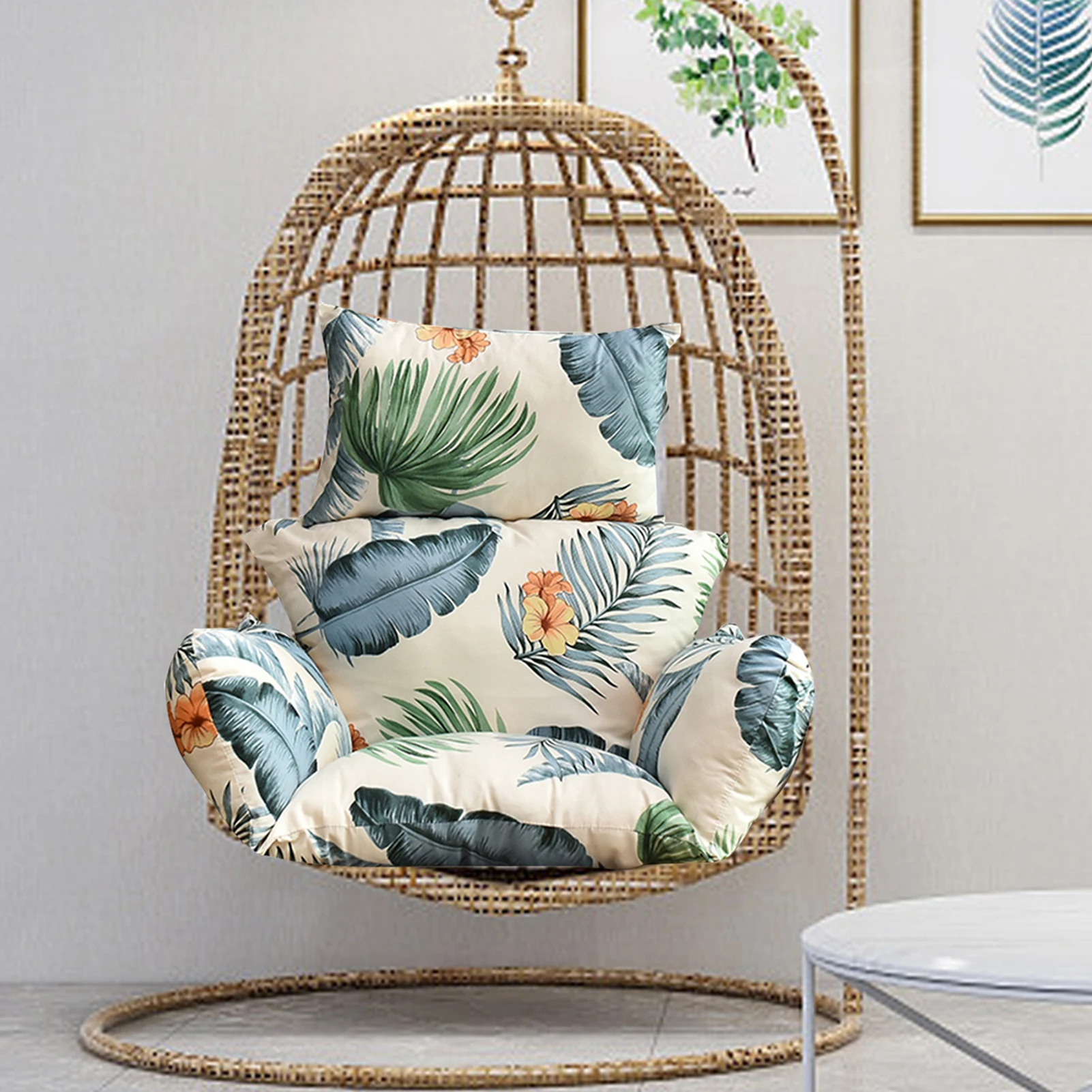 

Indoor Outdoor Cushion Of Chair Swing For Room Garden Hanging Egg Chair Cushions Hammock Cradle Chair Back Cushion Pillow