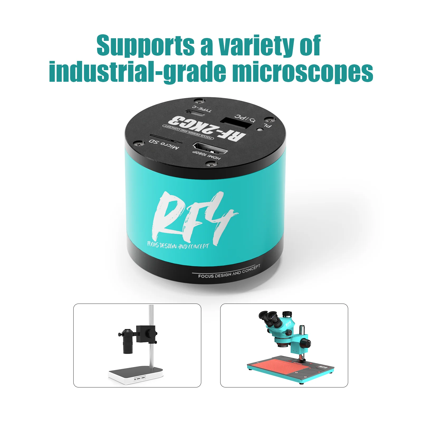 RF4 Full HD 2K Microscope Camera RF-2KC3 4