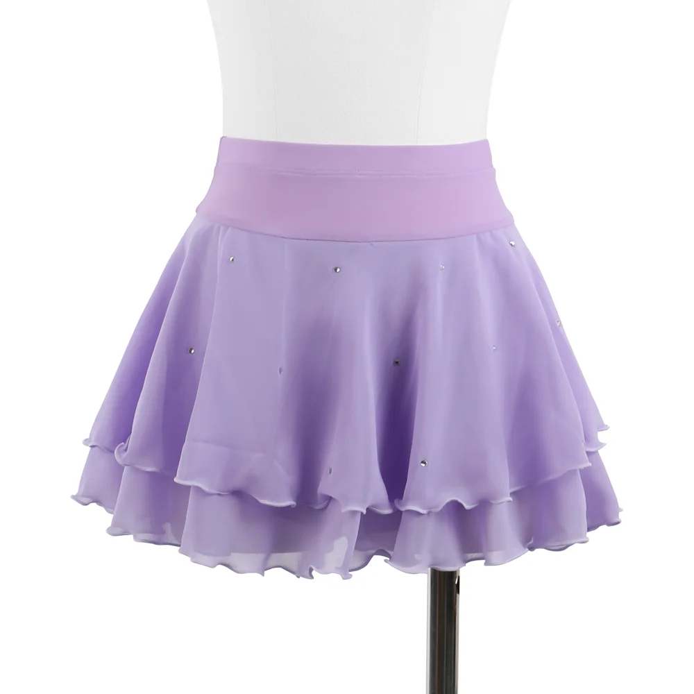 Zagitova Figure Skating Skirt For Women Girls Ice Skating Clothes Mini Skirt With Underwear Beautiful Diamond