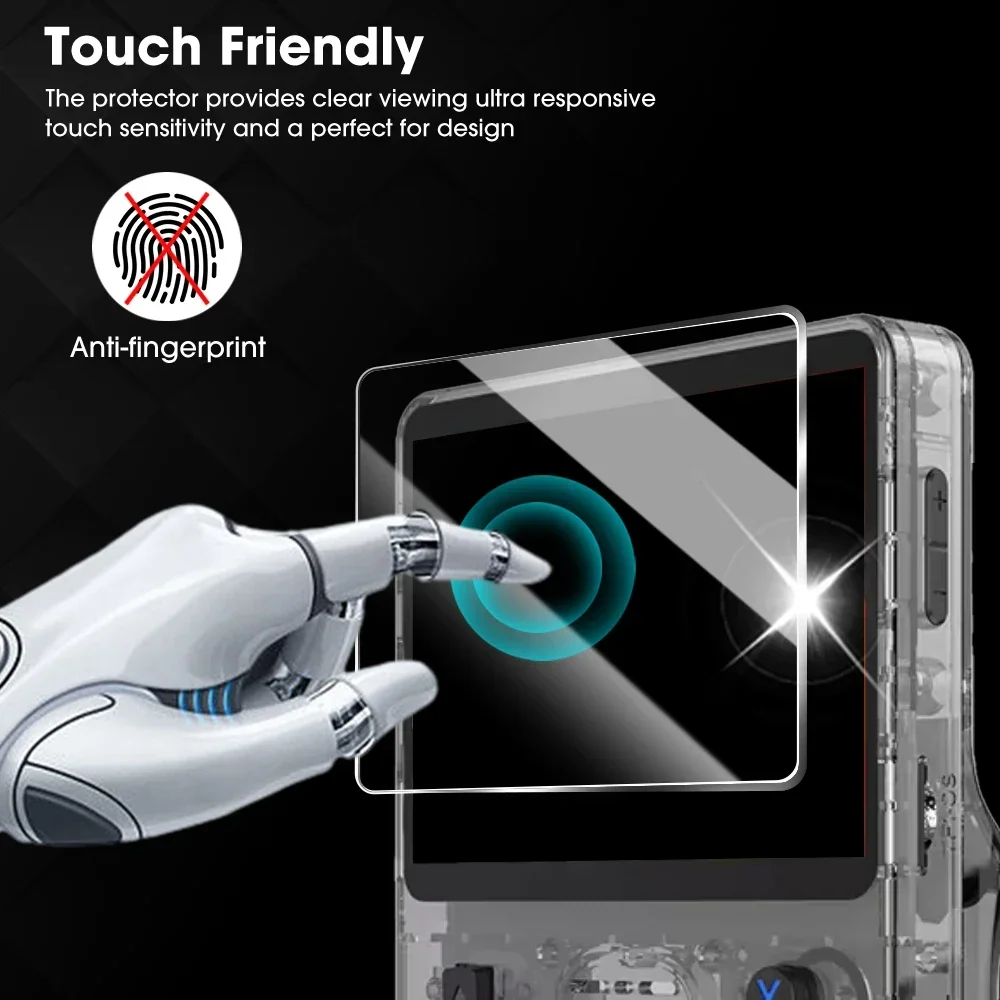 Tempered Glass Screen Protector for R36S RGB20S R35S Game Console Anti-Scratch Glass Protection Films for R36Plus R36MAX R36Pro