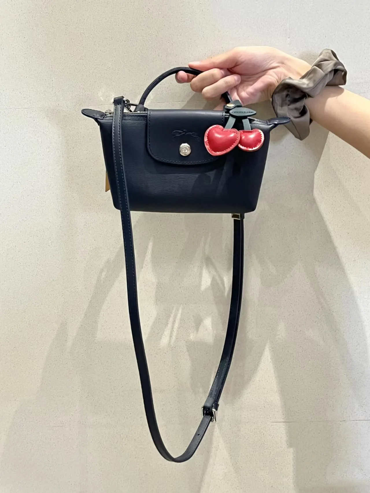 Keychain Accessories Handbag Pendant Keychain Bag Pendant Keychain Cherry Pendants Women Keychain For Cherry Pendant Creative Bag Schoolbag Love Leather Bag