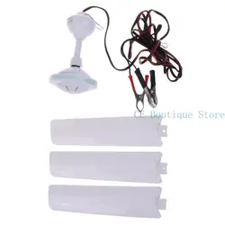 Portable Outdoor Ceiling Fan for Camping and Gazebo - Battery Powered (50cm)