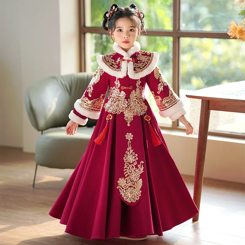 childrens christmas dresses Ivy Red Smocked Dress