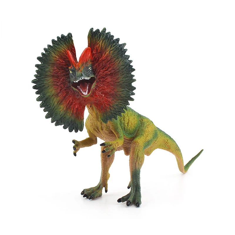 Dinosaur Toy Model Lifelike Dilophosaurus Velociraptor Dinosaurs Figure Action Figures Jurassic World Dino Toy for Children Gift