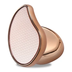 Premium Nano Glass Heel Scraper & Foot Scrubber for Pedicure and Shower Care (Champagne gold)