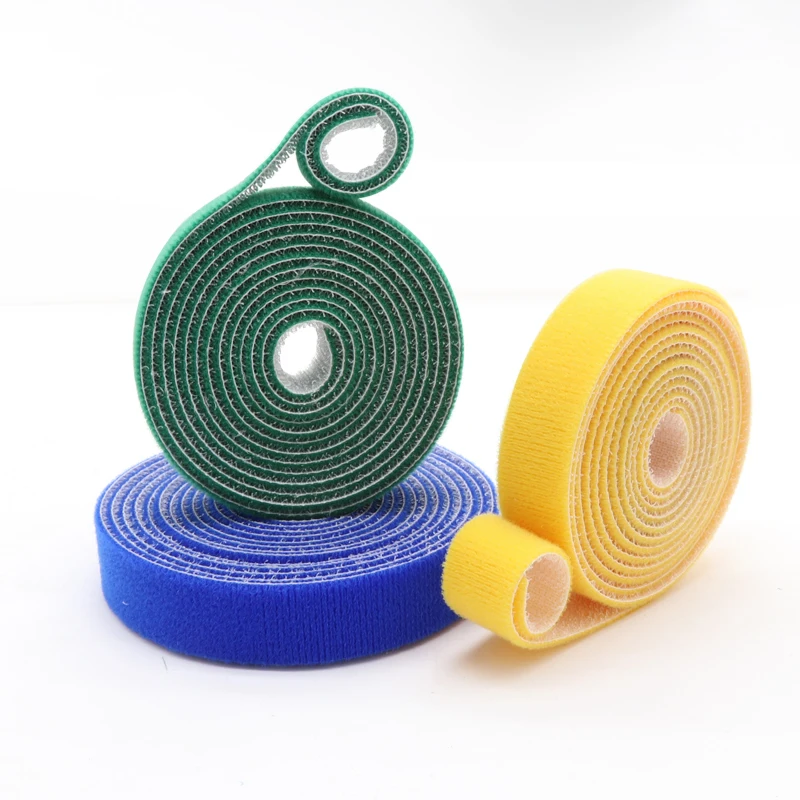 Self Adhesive Tape Reusable Cable Tie Wire Straps Tape DIY Accessories  10/15/20/25mm 5 meters