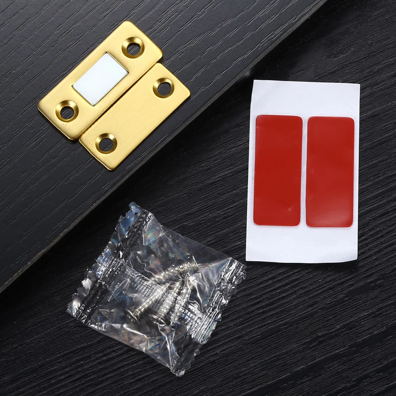 Magnetic cabinet catches door catches magnetic cabinet latches cabinet door latch 2pcs/Set Magnetic Cabinet Catches Magnet Door Stops Hidden Door Closer With Screw For Closet Cupboard Furniture Hardware