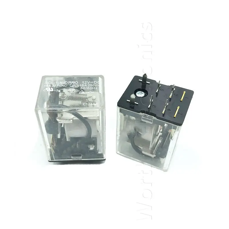 

Бесплатная доставка, 10 шт./партия, реле SCL-1-H-DPNO 12VDC 15A 6PIN