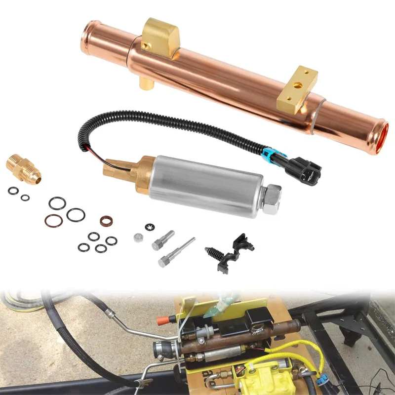 Fuel Pump & Cooler Kit Compatible with V-6 & V-8 Mercruiser Efi  
