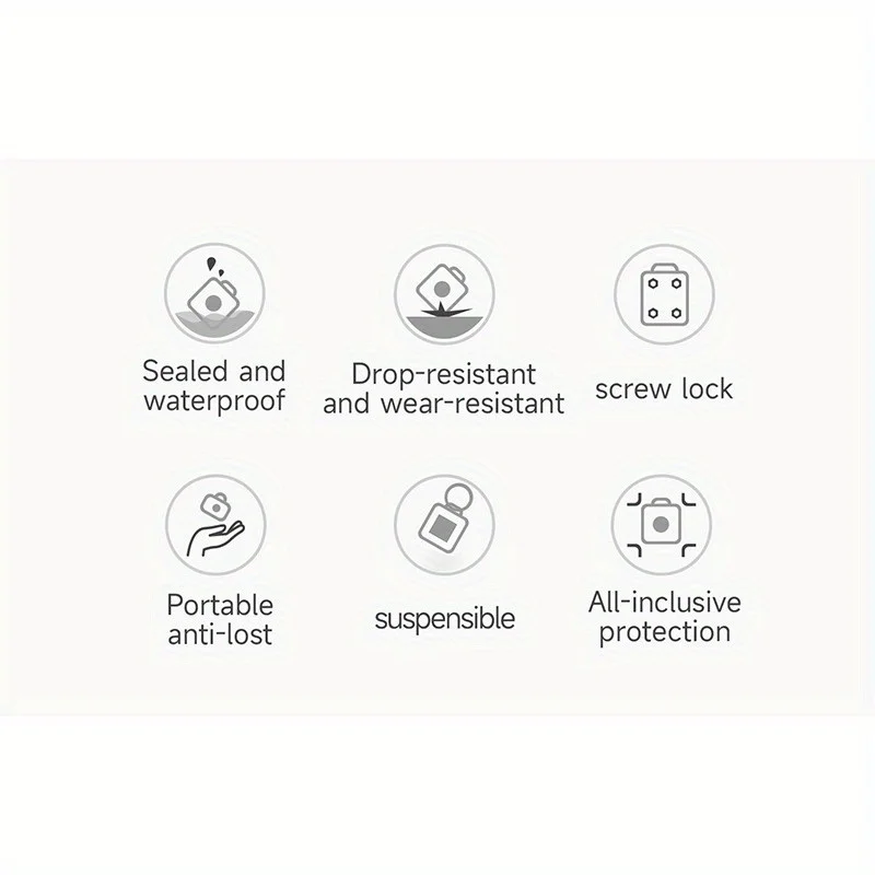 Hülle für AirTag Cover Ip7 True, wasserdicht, weiches Gummi, TPU, Haustierschutzhülle, geeignet für Apple Airtag-Halter, Anti-Verlust-Tracker – Detail 7