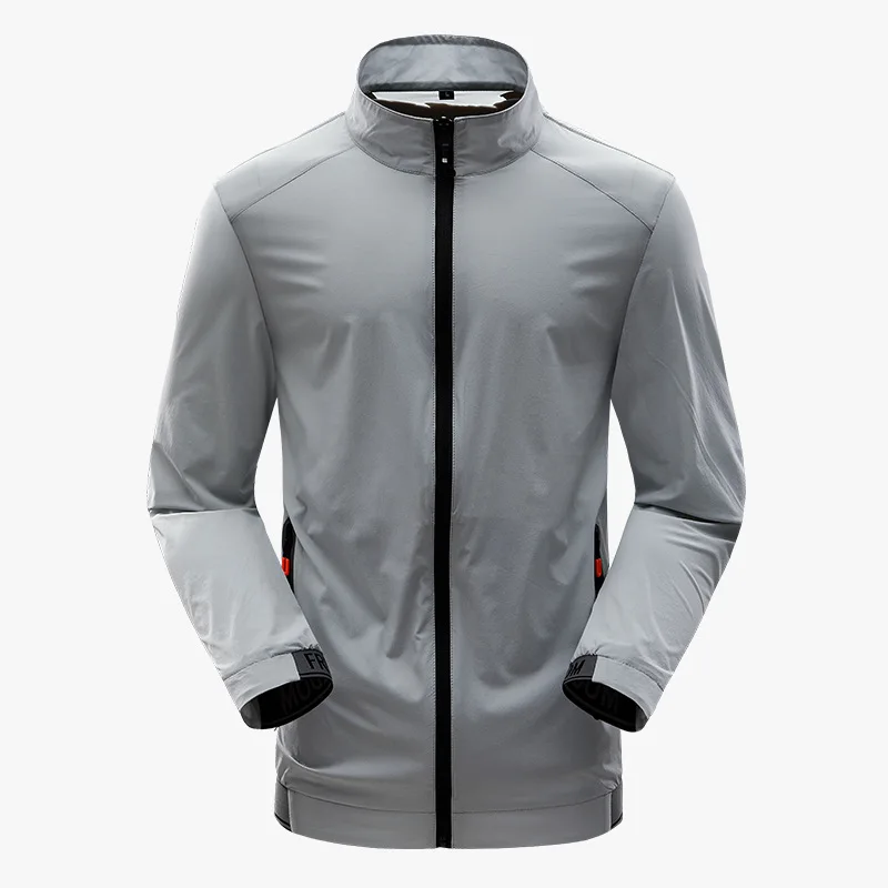 (M-4XL)Outdoor Sports Sunscreen Skin Coat Summer New Nylon Four-sided Bomb High Quality Tourist Coat