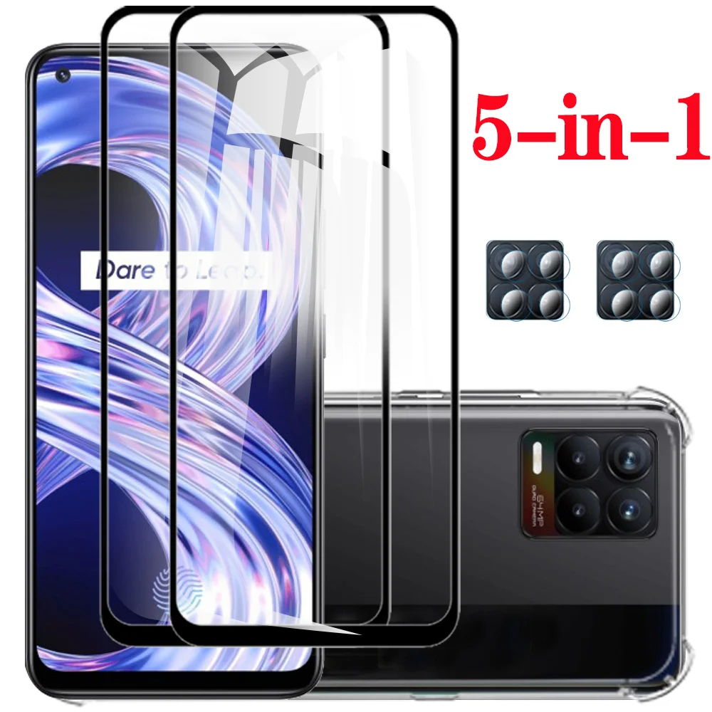 Custodia Realme 8 Pro 8Pro Custodia In Silicone Per Real Me 8I 8 I Paraurti Real-Me-8 Security Film For Realme8I Custodia Trasparente Custodia Realmi 