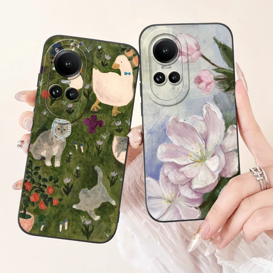 Elegant Printing Soft Silicone Shockproof Phone Case