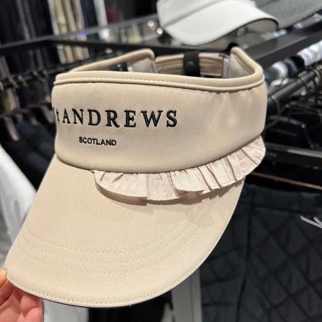 ST ANDREWS New Women's Golf Cap Outdoor Sports Sunscreen and Sunshade Versatile Empty Top Duck Tongue Hat