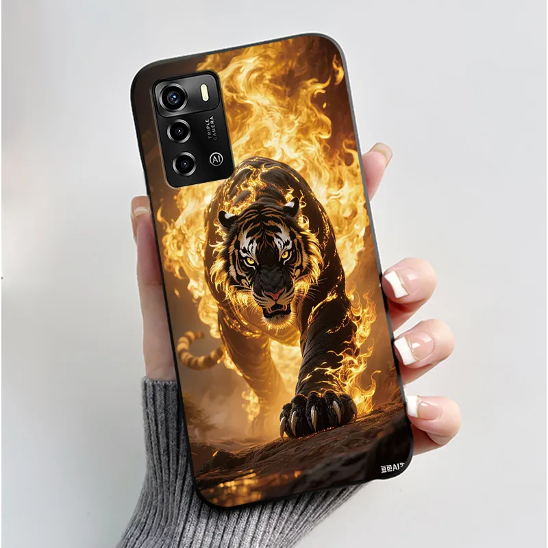 Luxury Dragon Matte Black Soft TPU Silicone Phone Case - Stylish and Durable Back Cover