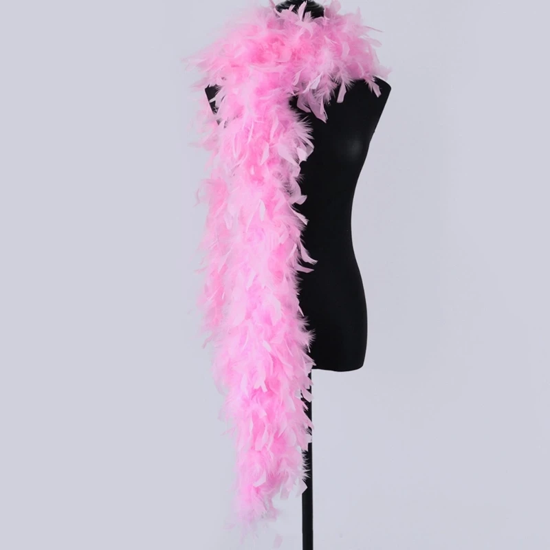 200cm Wholesale Boa Turkey Feathers for Crafts Wedding Dress Feathers Shawl