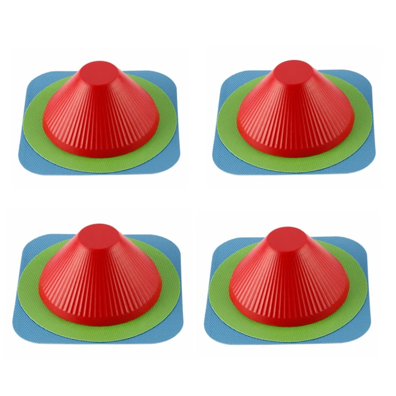 New Rubber Anti Skid Waterproof Round Gripper Bottles Lid Openers Pad