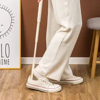 Telescopic Adjustable Length Shoe Horn Extendable Long Handle Shoehorn Stretchable Shoe Extractor Without Bending Over Wall 1