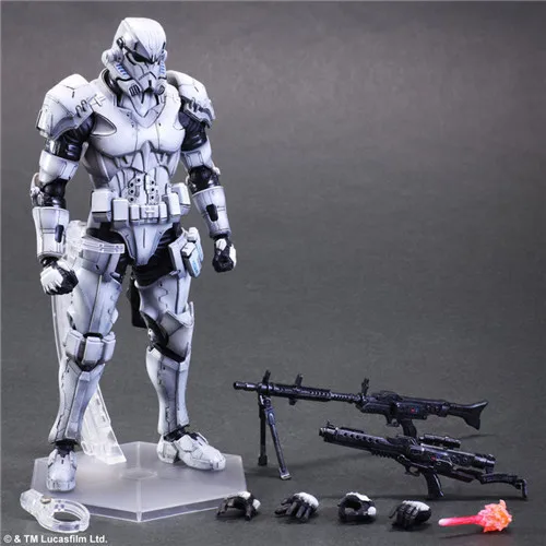 Play Arts Kai Figure Star Wars Anime Figure Boba Fett Darth Vader